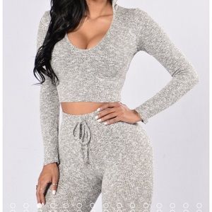 COPY - FashionNova Matching Gray Wanderlust Set